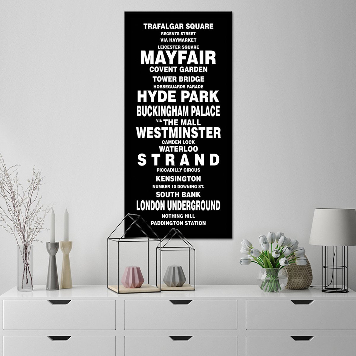Bus Roll London Multi Panel Canvas Wall Art