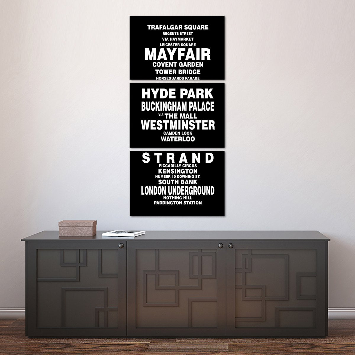 Bus Roll London Multi Panel Canvas Wall Art