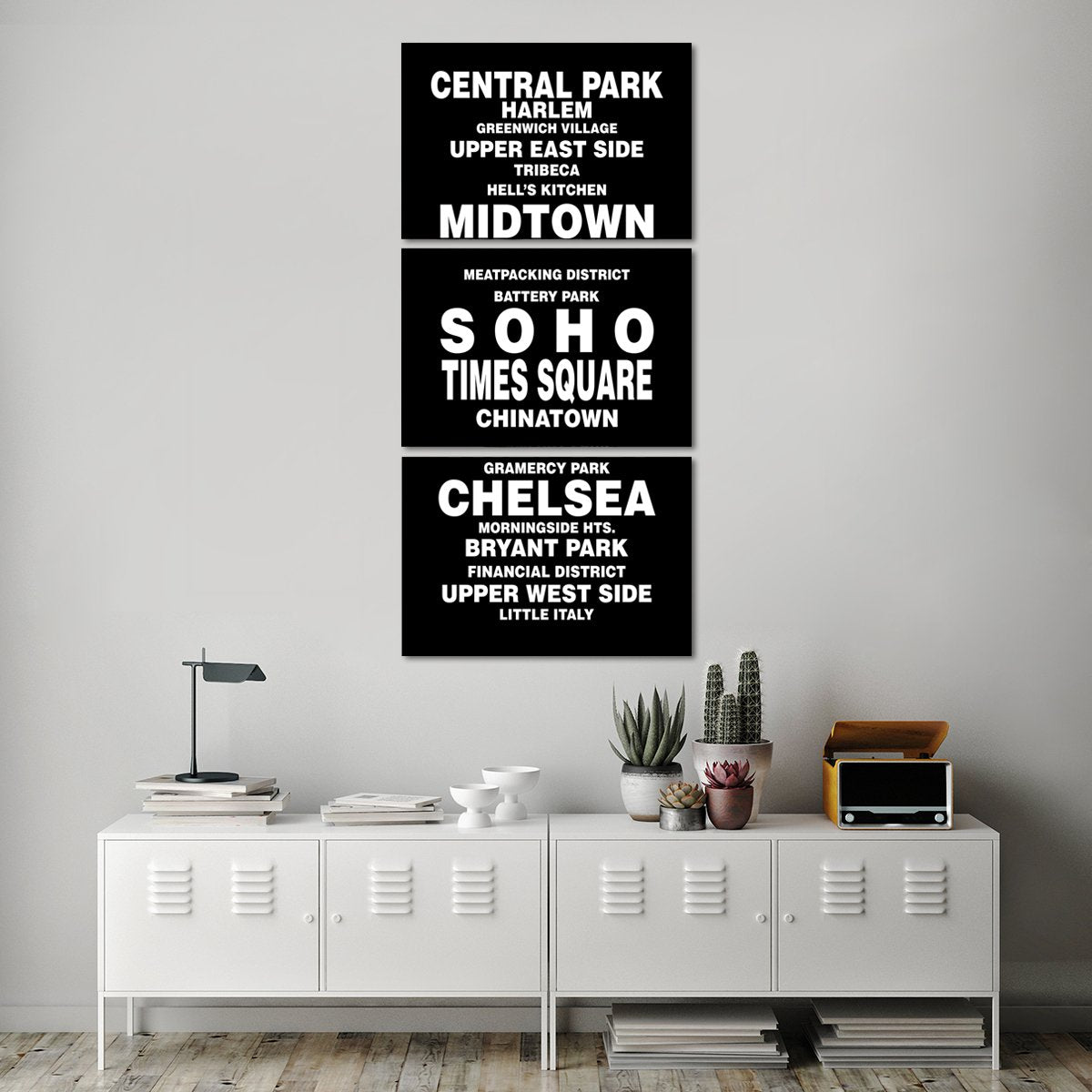 Bus Roll NYC Multi Panel Canvas Wall Art
