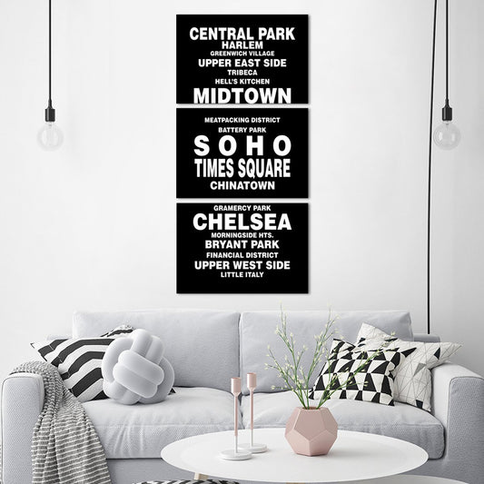 Bus Roll NYC Multi Panel Canvas Wall Art