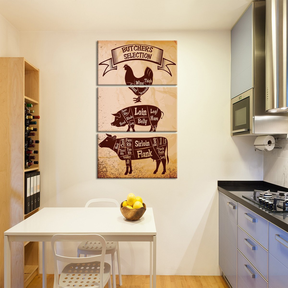 Butcher Favorite Multi Panel Canvas Wall Art