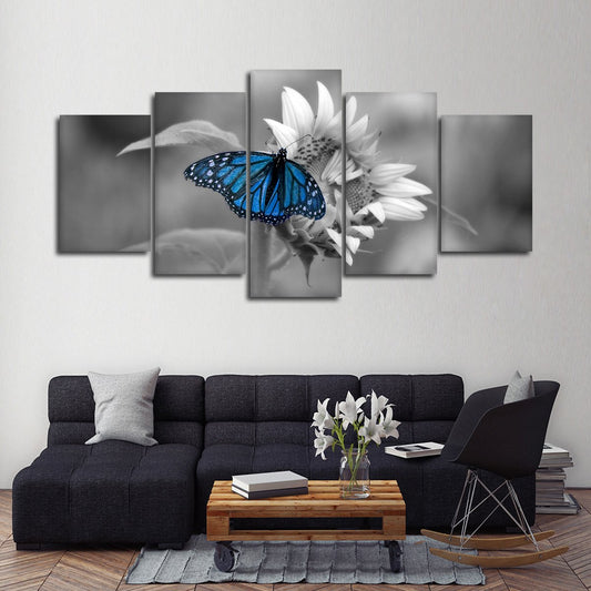 Butterfly Pop Multi Panel Canvas Wall Art