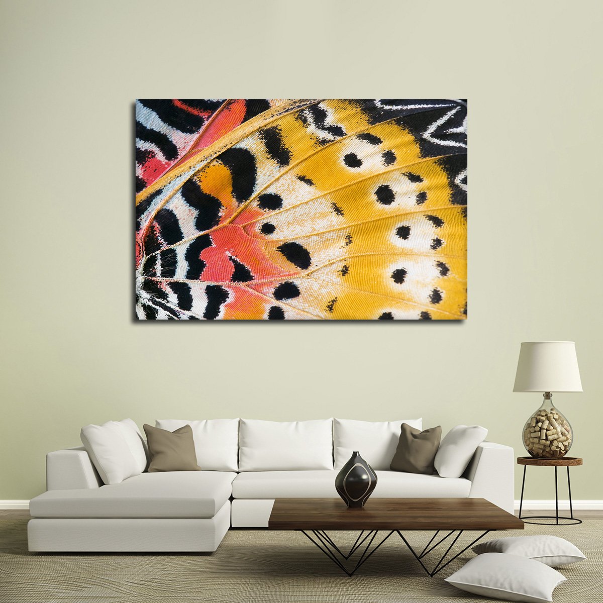 Butterfly Wing Multi Panel Canvas Wall Art