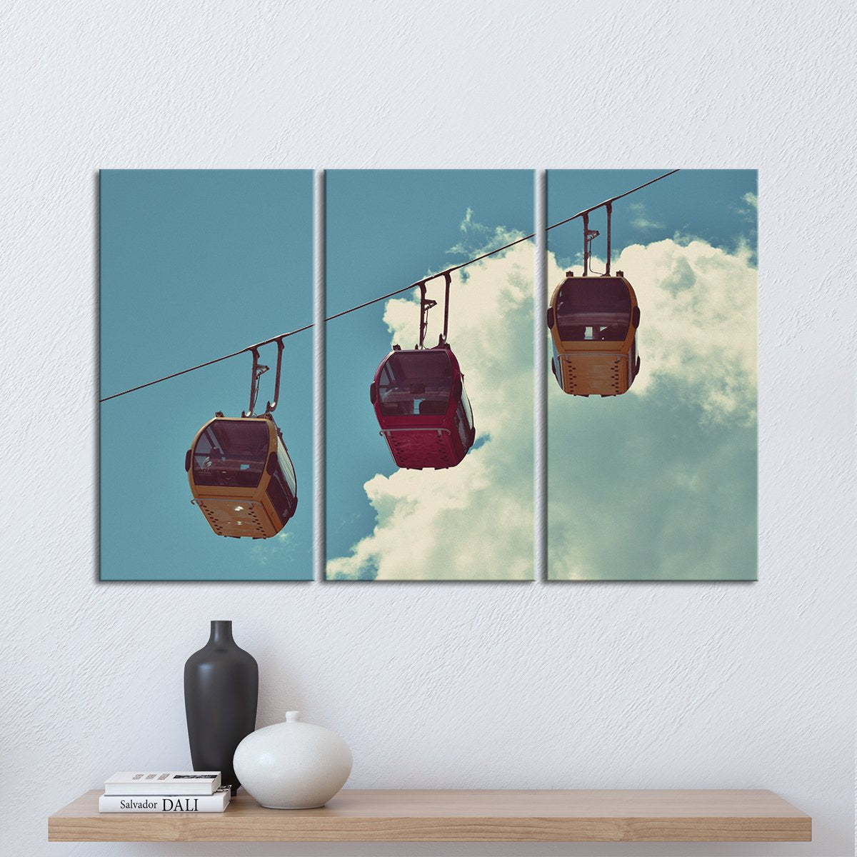 Cable Cars Multi Panel Canvas Wall Art