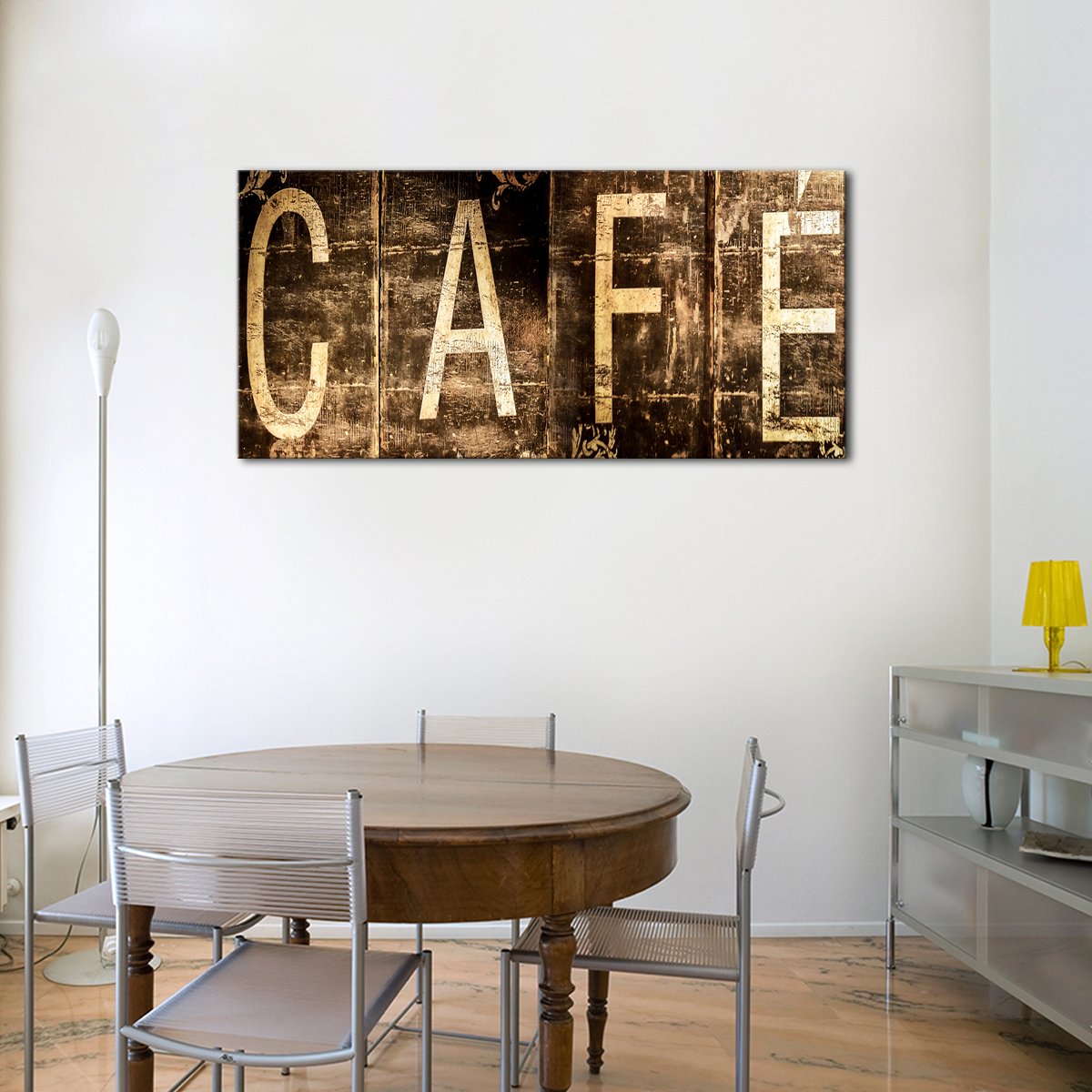 Cafe Multi Panel Canvas Wall Art