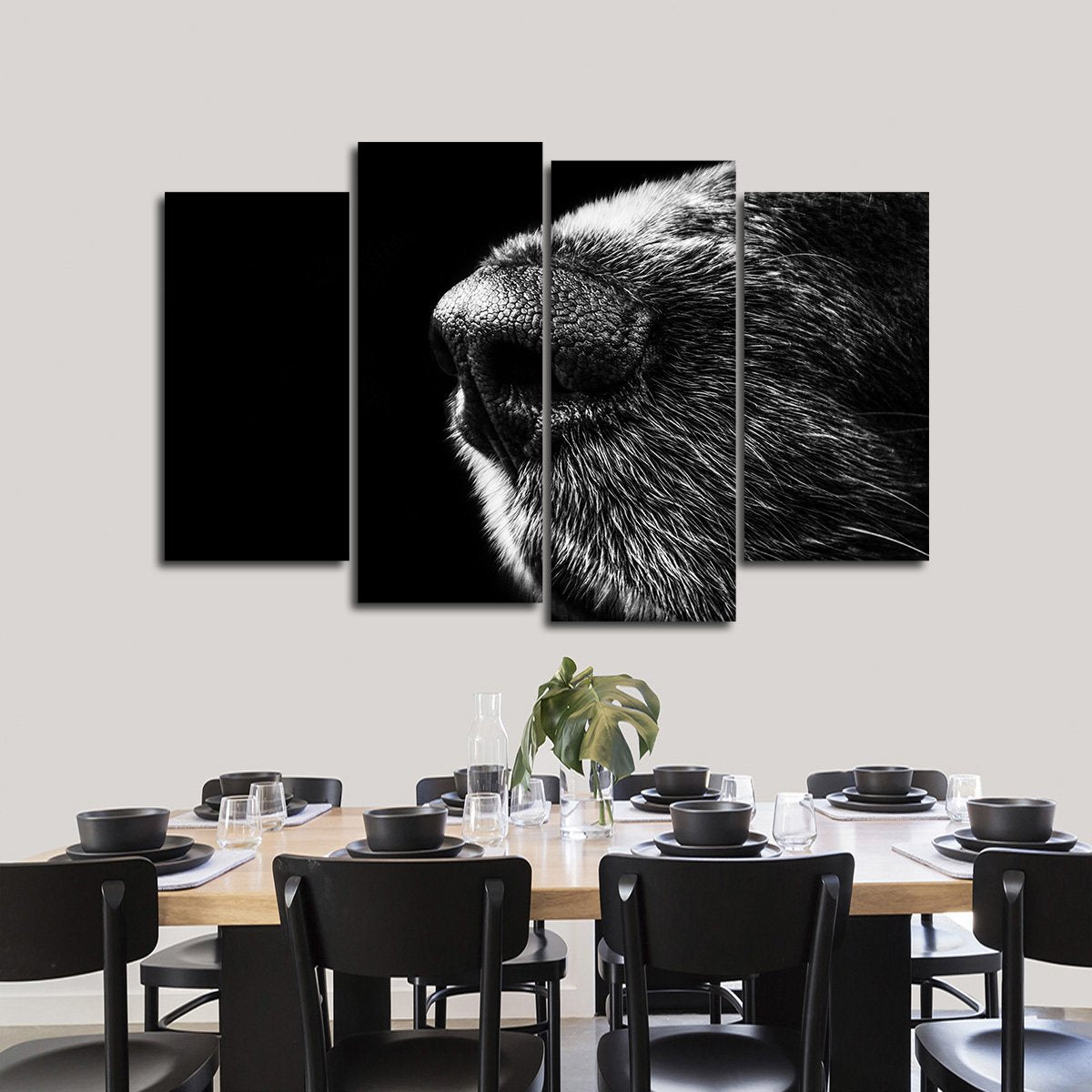 Canine Nose Multi Panel Canvas Wall Art