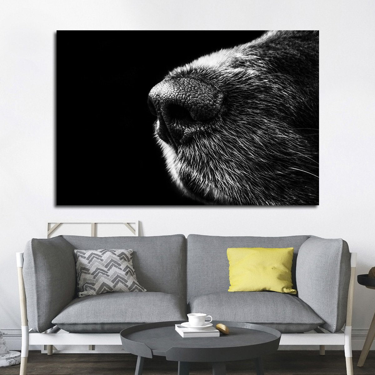 Canine Nose Multi Panel Canvas Wall Art