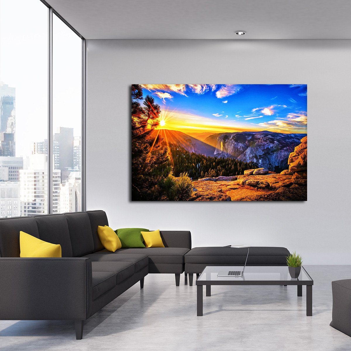 Canyonlands Sunrise Multi Panel Canvas Wall Art