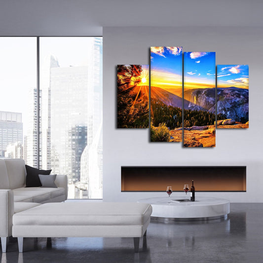 Canyonlands Sunrise Multi Panel Canvas Wall Art