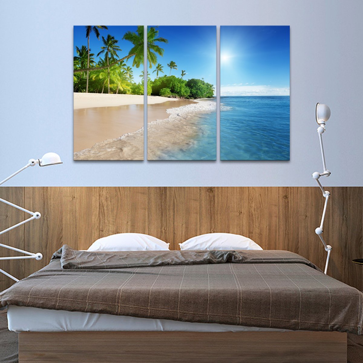 Caribbean Sea Multi Panel Canvas Wall Art