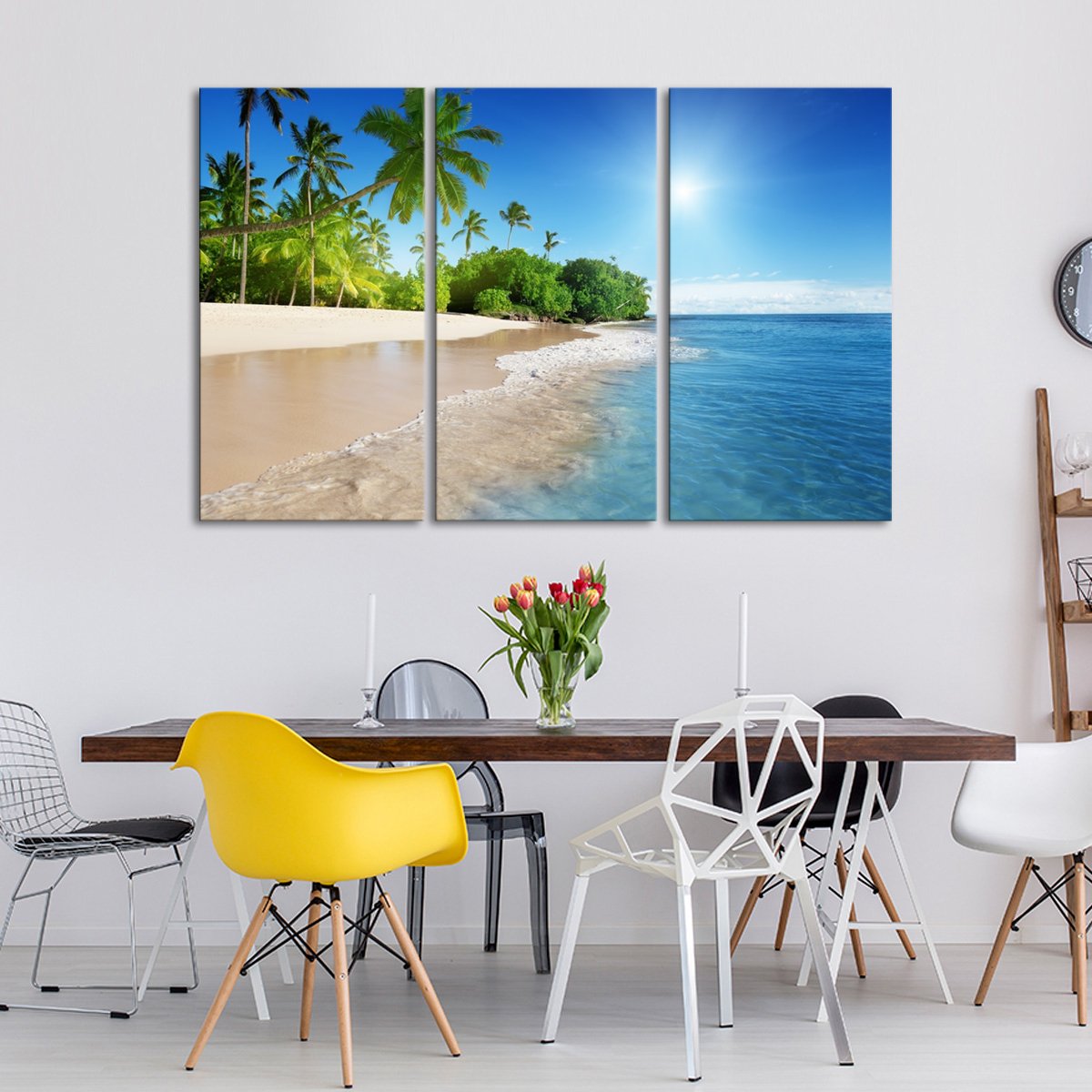 Caribbean Sea Multi Panel Canvas Wall Art