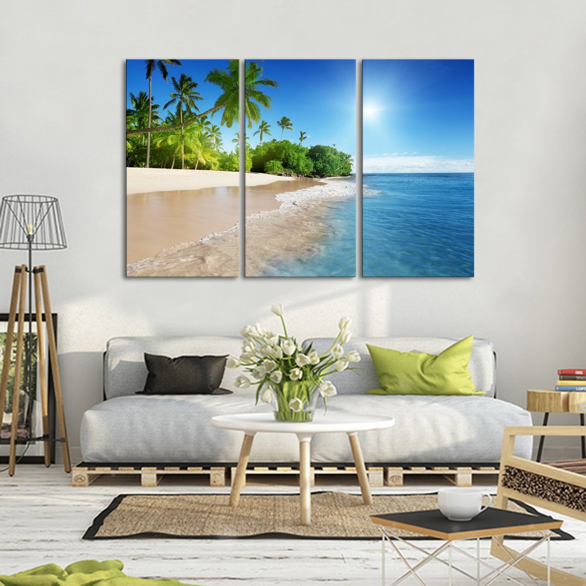 Caribbean Sea Multi Panel Canvas Wall Art
