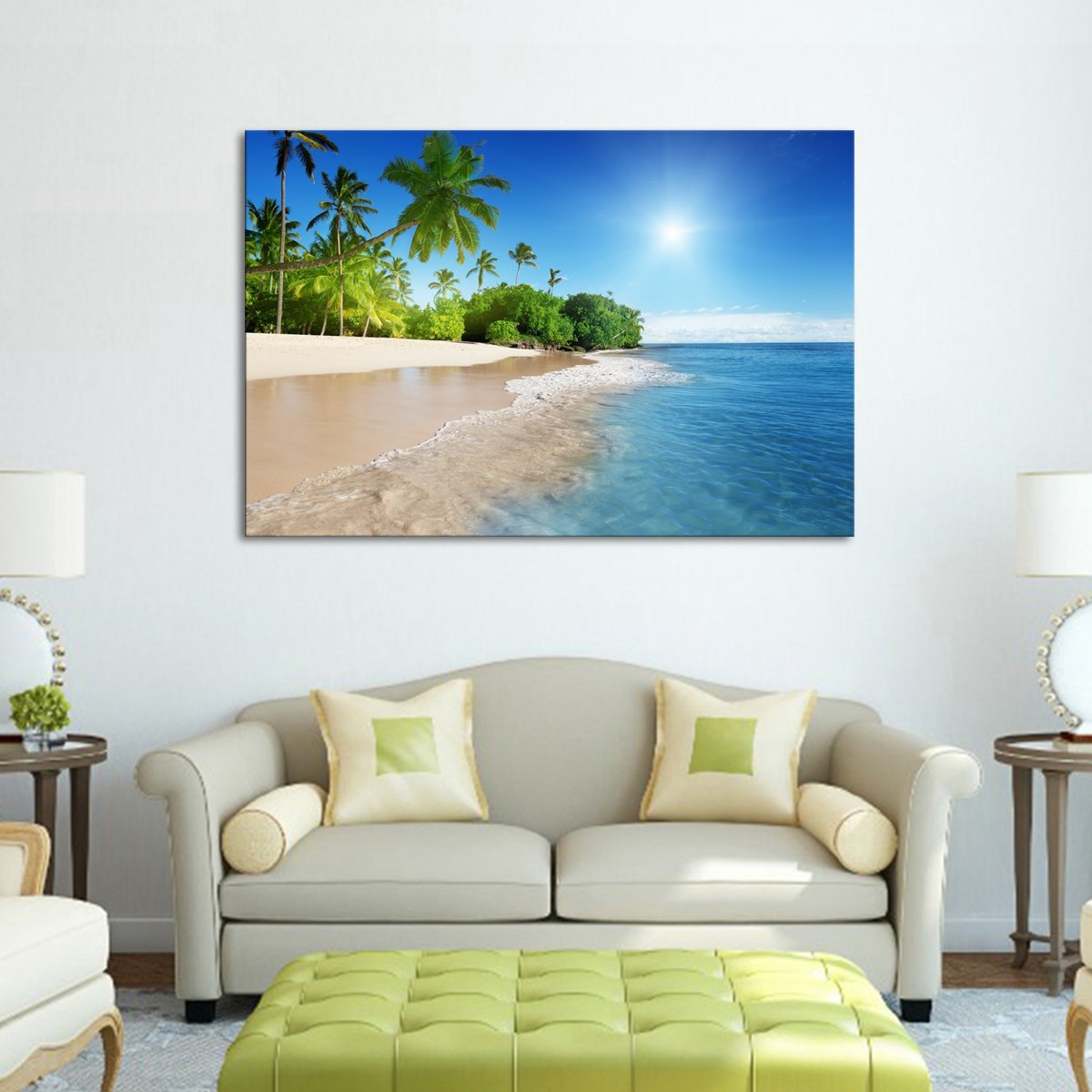 Caribbean Sea Multi Panel Canvas Wall Art