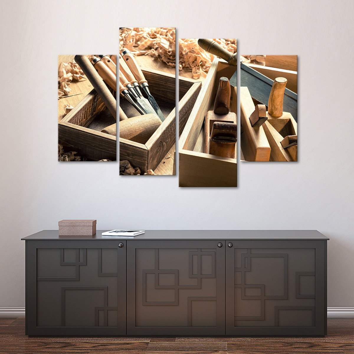 Carpenter Multi Panel Canvas Wall Art