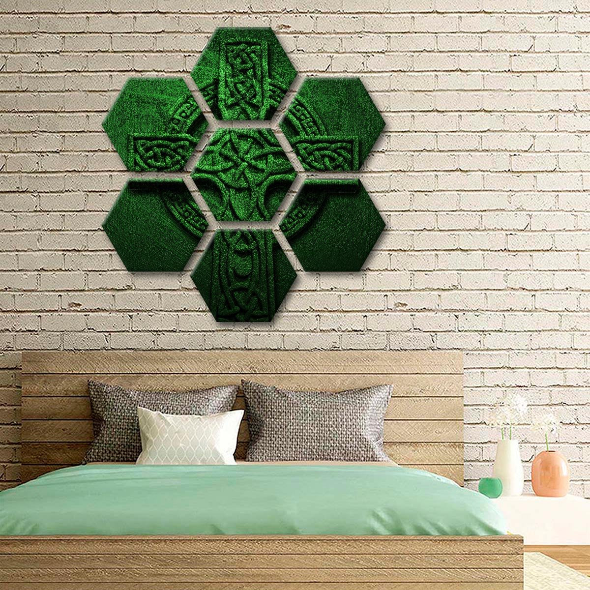 Celtic Cross Multi Panel Canvas Wall Art