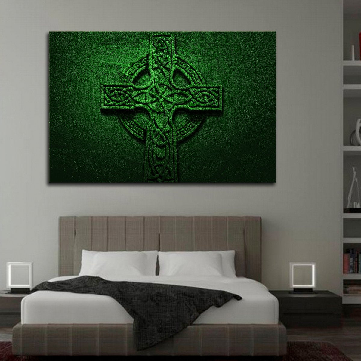Celtic Cross Multi Panel Canvas Wall Art