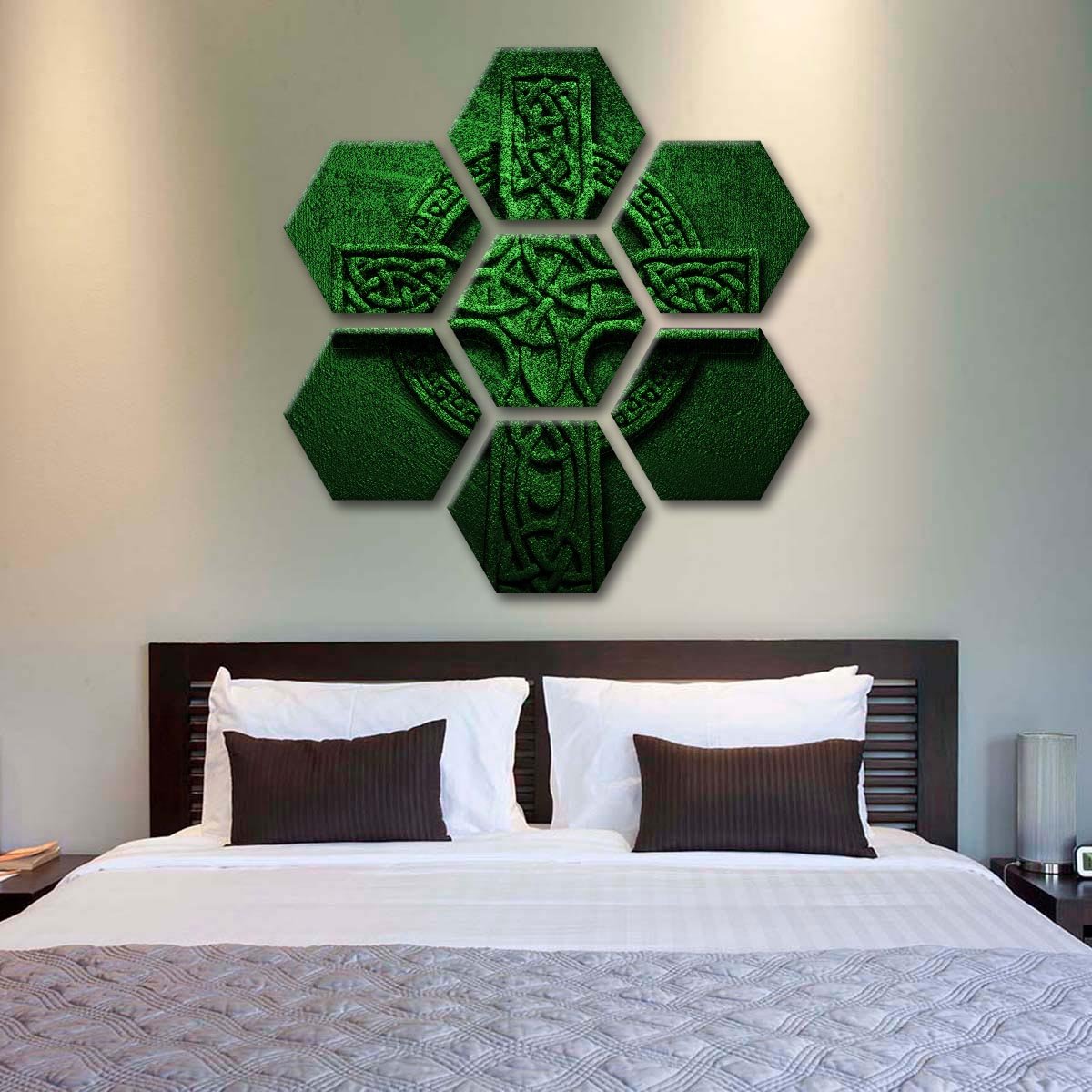 Celtic Cross Multi Panel Canvas Wall Art