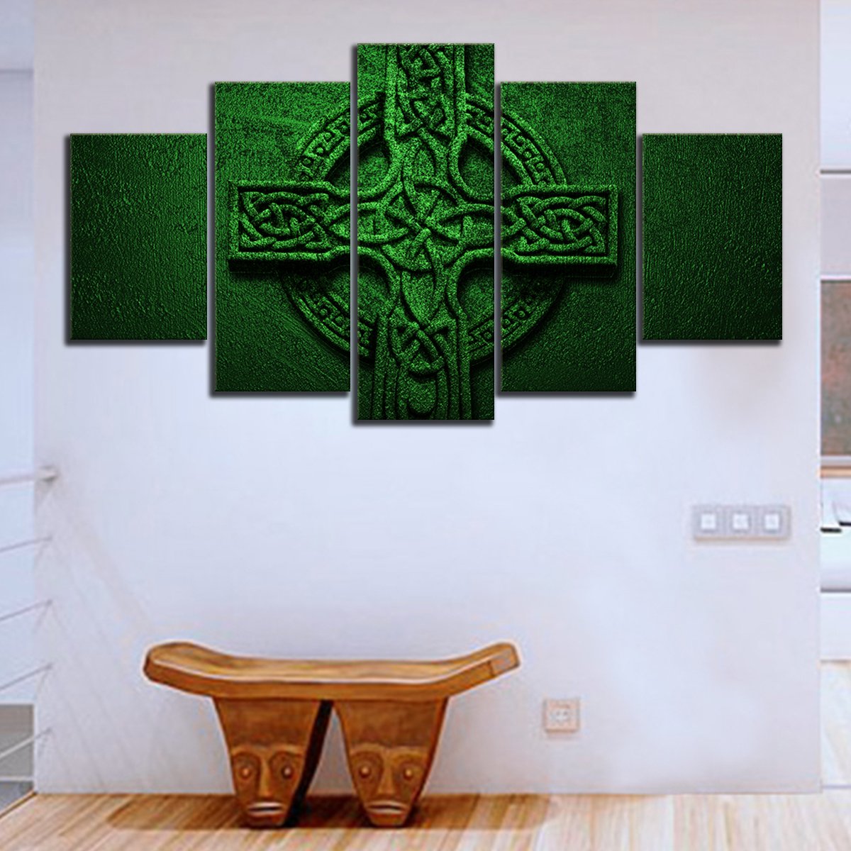 Celtic Cross Multi Panel Canvas Wall Art
