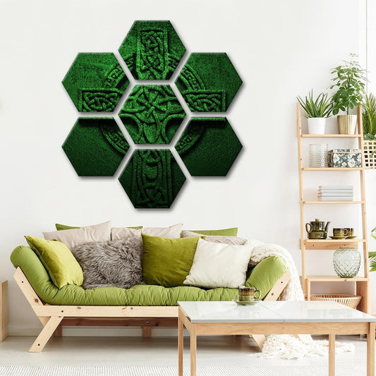 Celtic Cross Multi Panel Canvas Wall Art