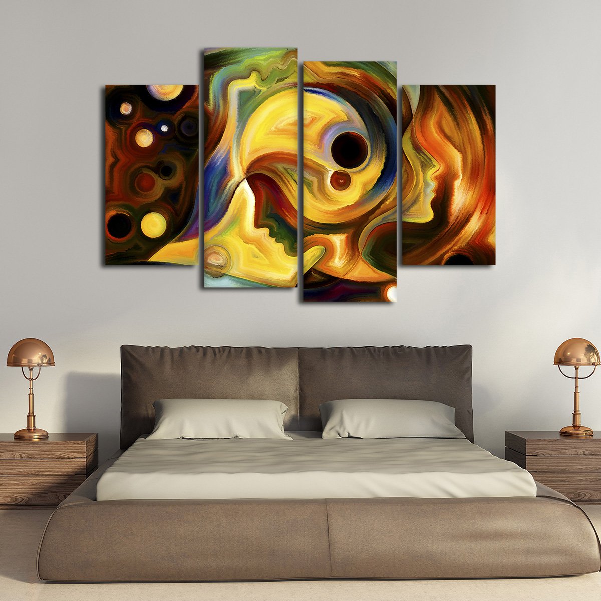 Change of Mind Multi Panel Canvas Wall Art