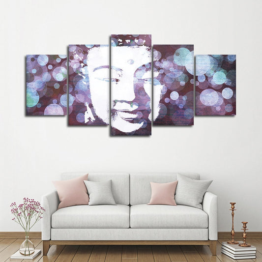 Cheerful Buddha Multi Panel Canvas Wall Art