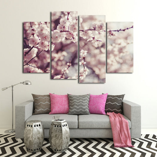 Cherry Blossom Multi Panel Canvas Wall Art
