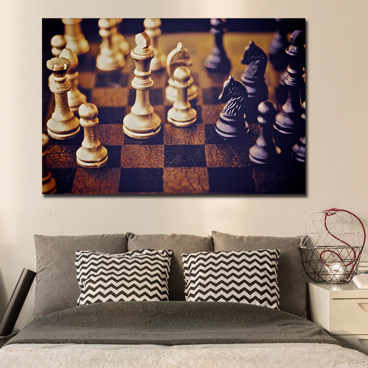 Chess Multi Panel Canvas Wall Art