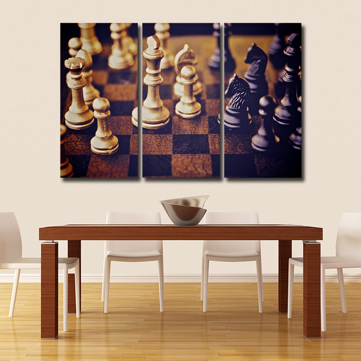 Chess Multi Panel Canvas Wall Art