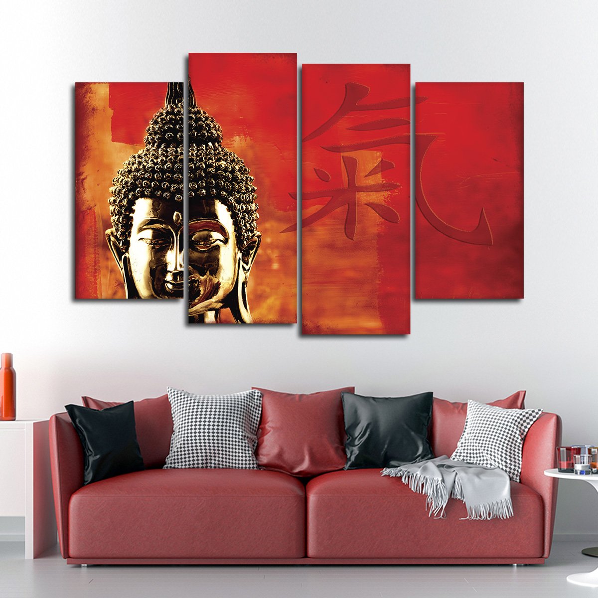 Chi Buddha Multi Panel Canvas Wall Art