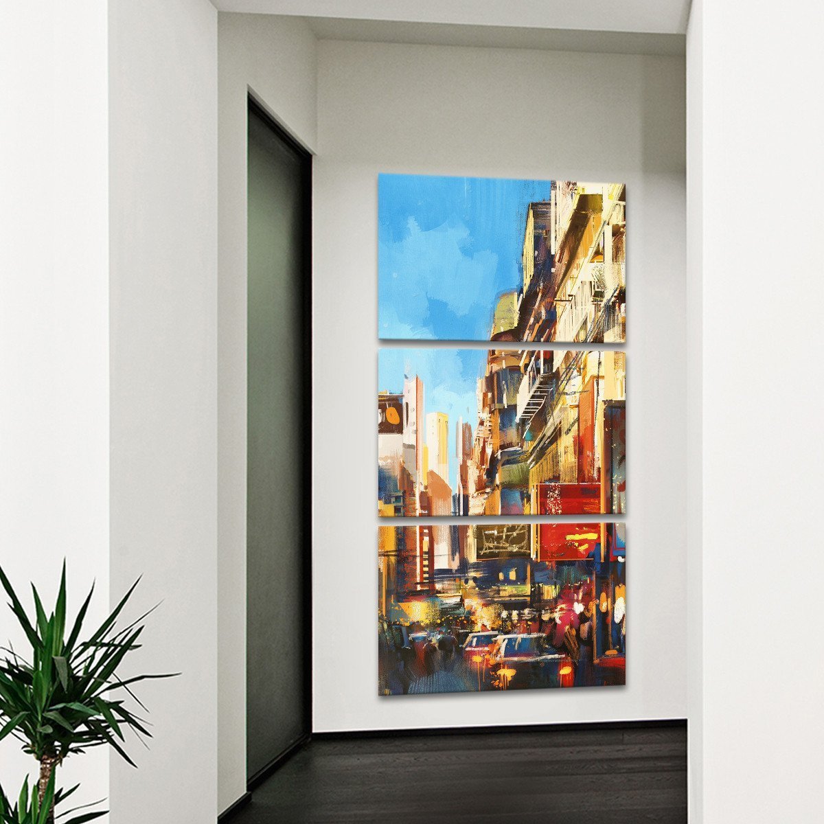 China Town Multi Panel Canvas Wall Art