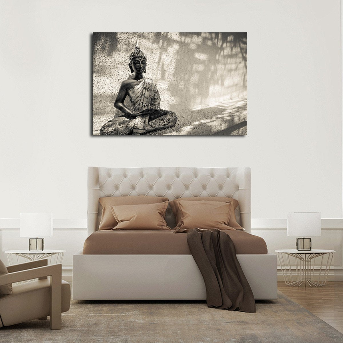 Cinereal Buddha Multi Panel Canvas Wall Art