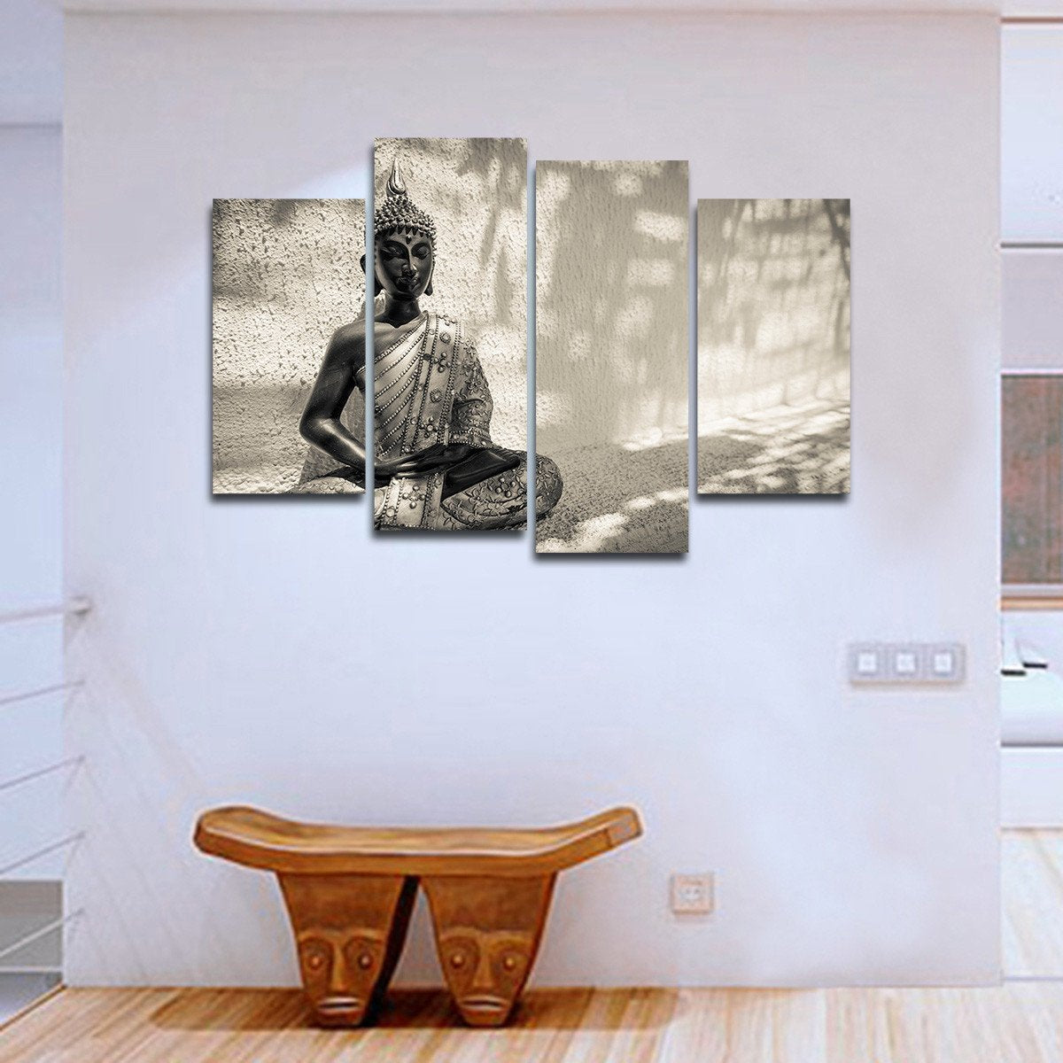 Cinereal Buddha Multi Panel Canvas Wall Art