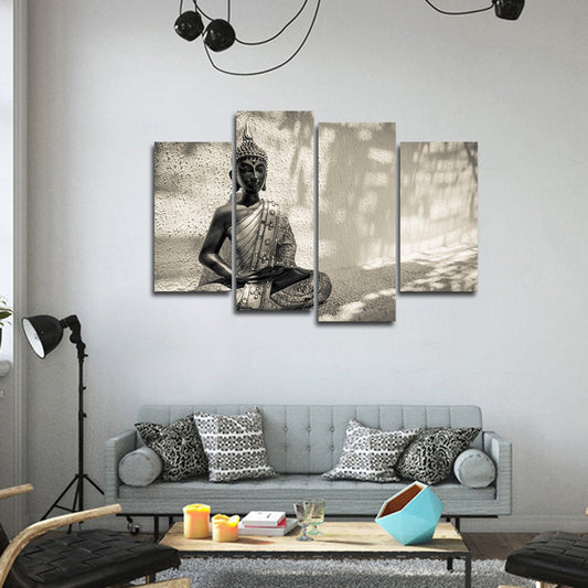 Cinereal Buddha Multi Panel Canvas Wall Art