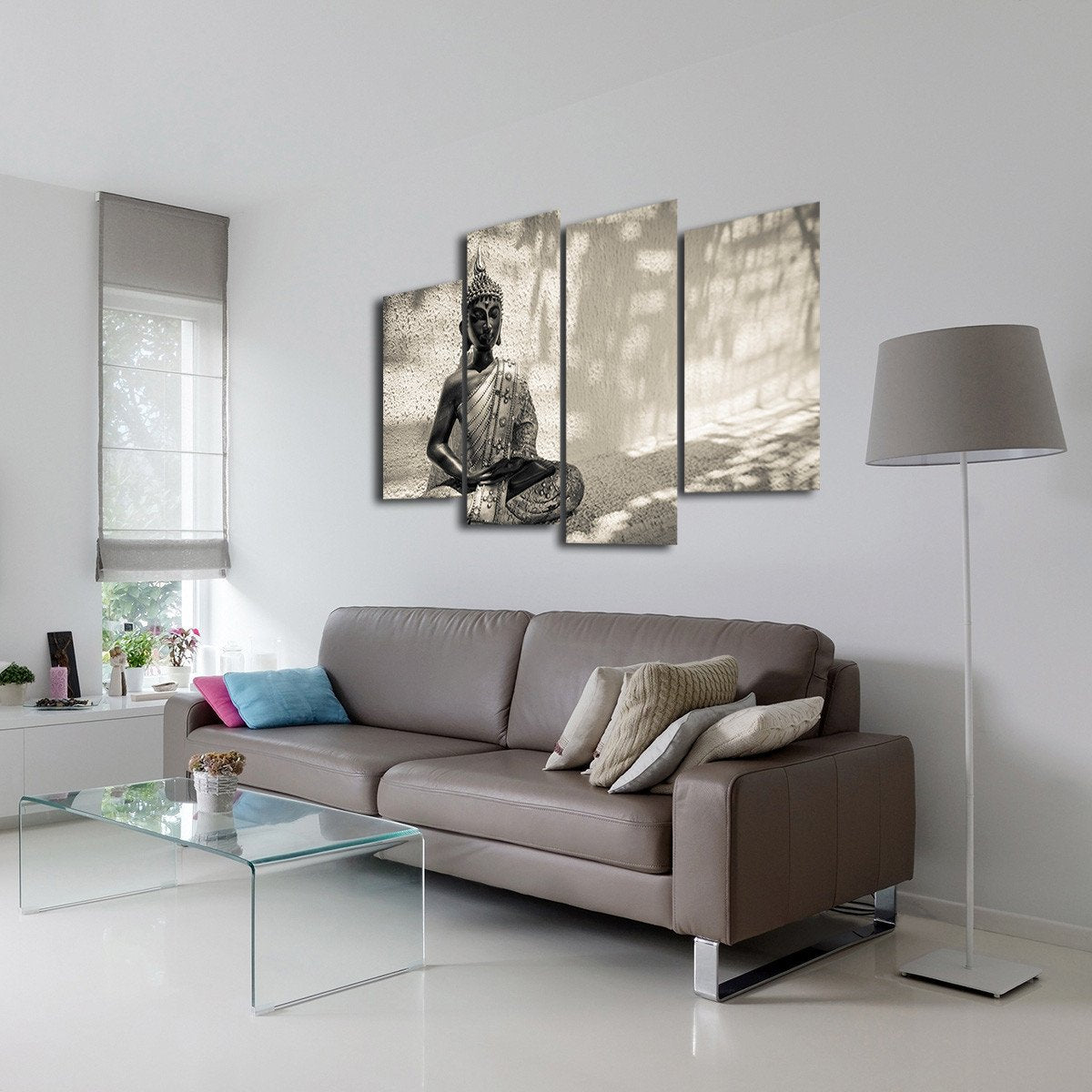 Cinereal Buddha Multi Panel Canvas Wall Art