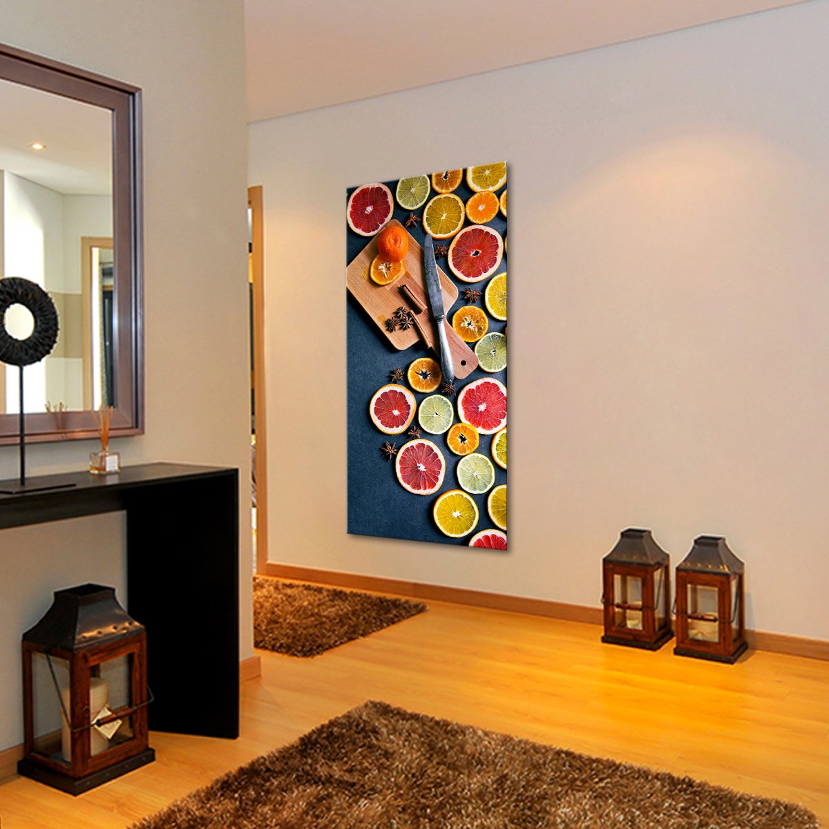 Citrus Fruits Multi Panel Canvas Wall Art