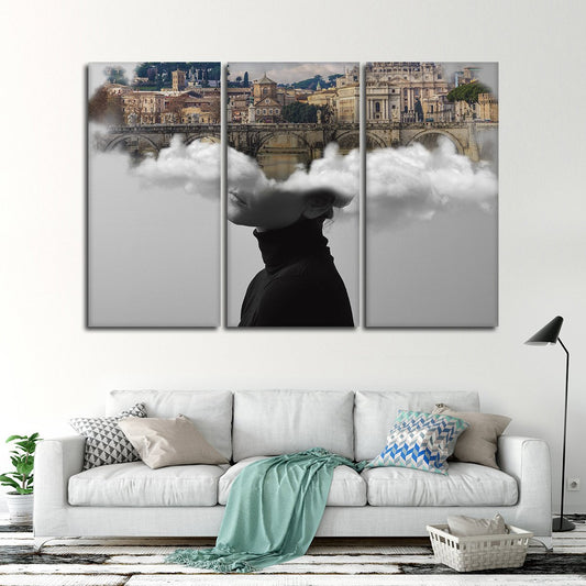 City On My Mind Multi Panel Canvas Wall Art