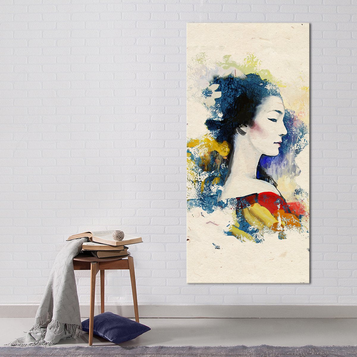 Classic Geisha Multi Panel Canvas Wall Art