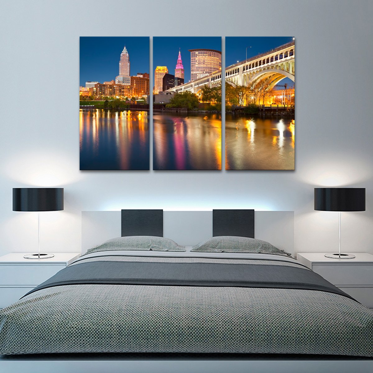 Cleveland Multi Panel Canvas Wall Art