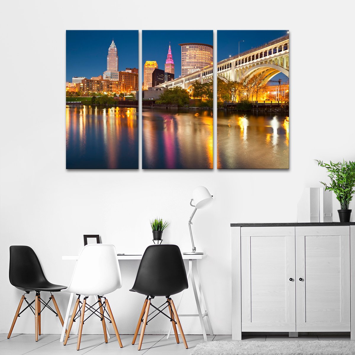 Cleveland Multi Panel Canvas Wall Art