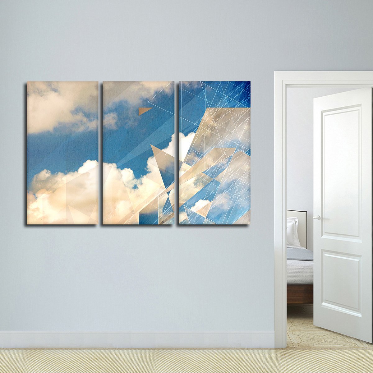 Cloud Patterns Multi Panel Canvas Wall Art