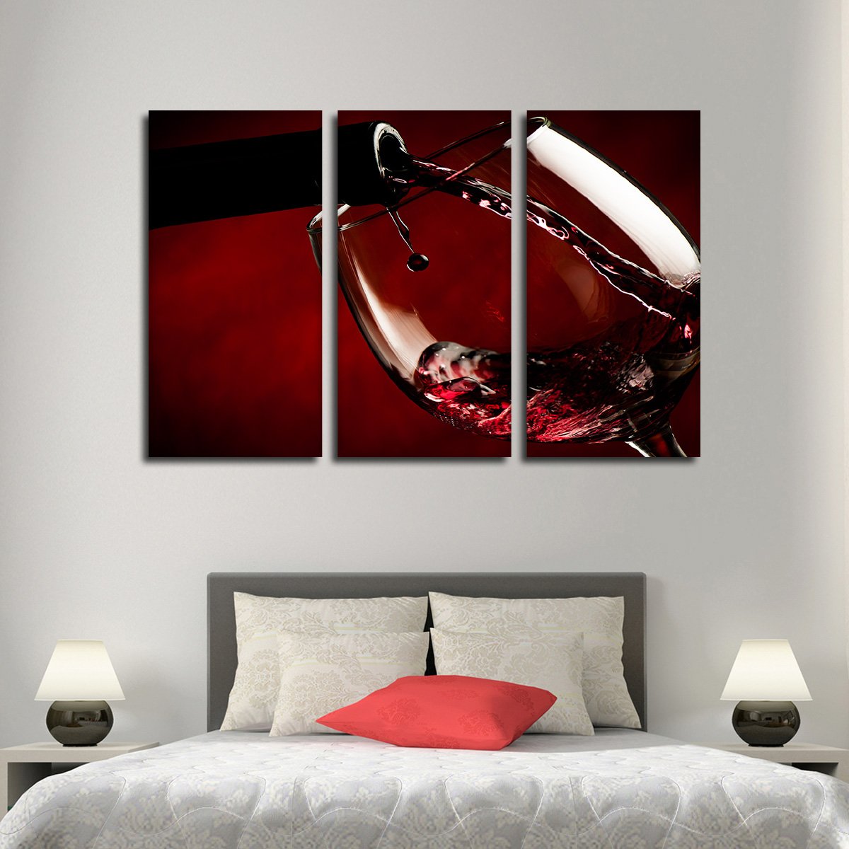 Coat The Glass Multi Panel Canvas Wall Art