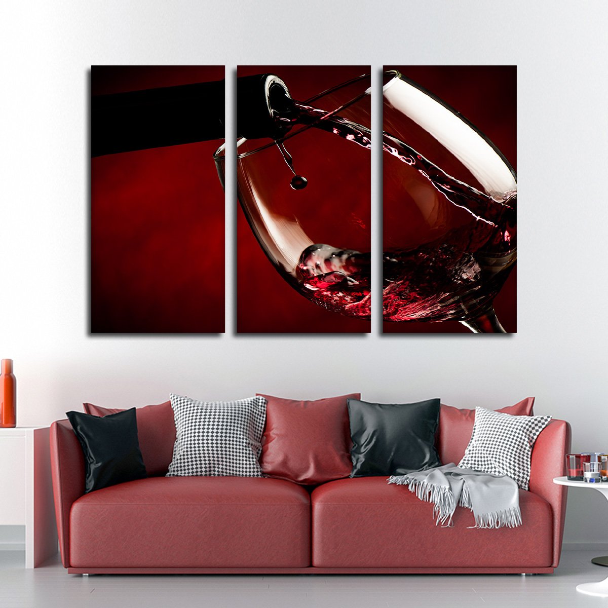 Coat The Glass Multi Panel Canvas Wall Art