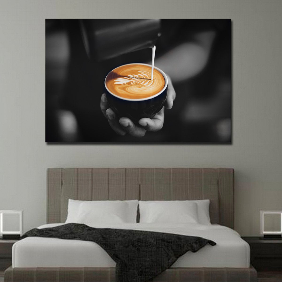 Coffee Artist Multi Panel Canvas Wall Art
