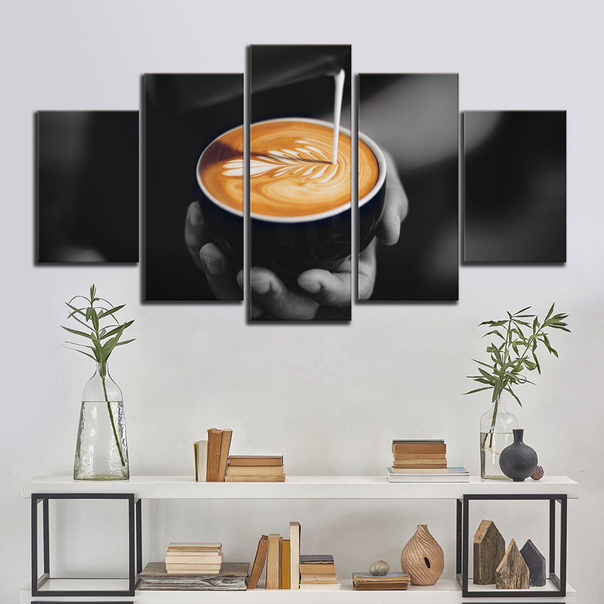 Coffee Artist Multi Panel Canvas Wall Art