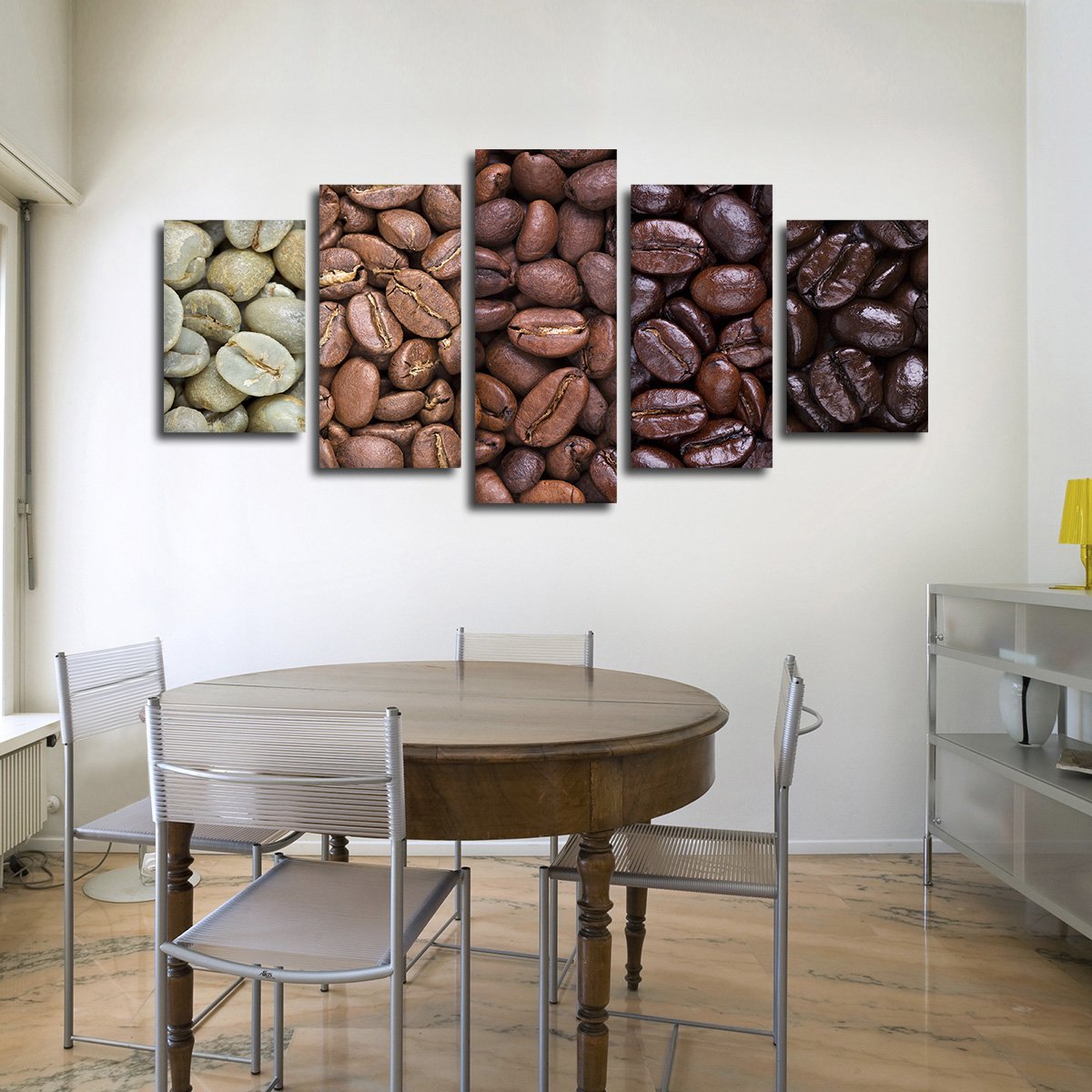 Coffee Roast Grades Multi Panel Canvas Wall Art