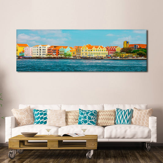 Colorful Curacao Multi Panel Canvas Wall Art