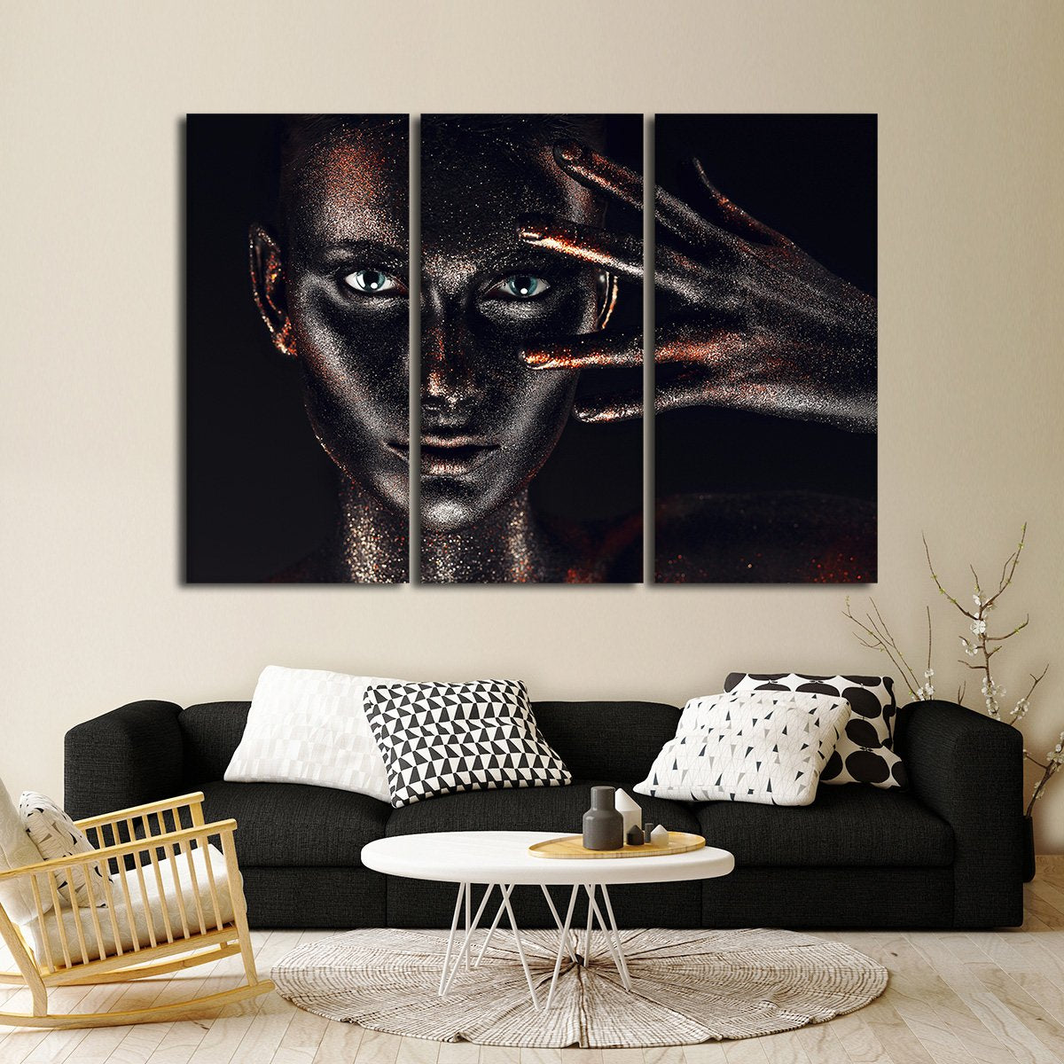 Colorful Diva Multi Panel Canvas Wall Art