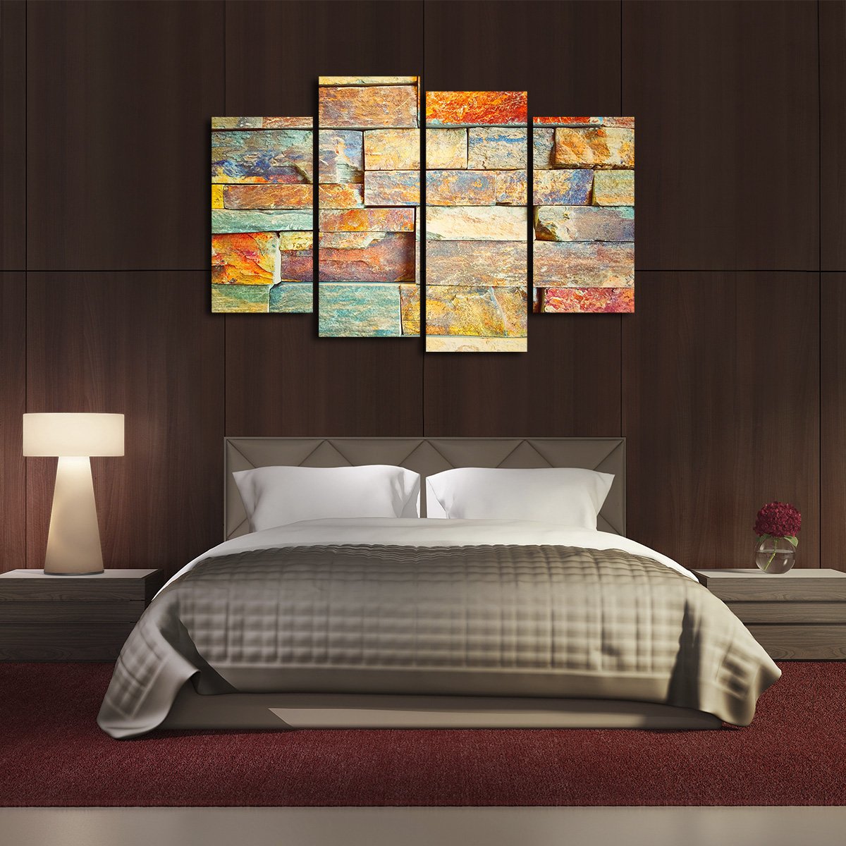 Colorful Wall Multi Panel Canvas Wall Art