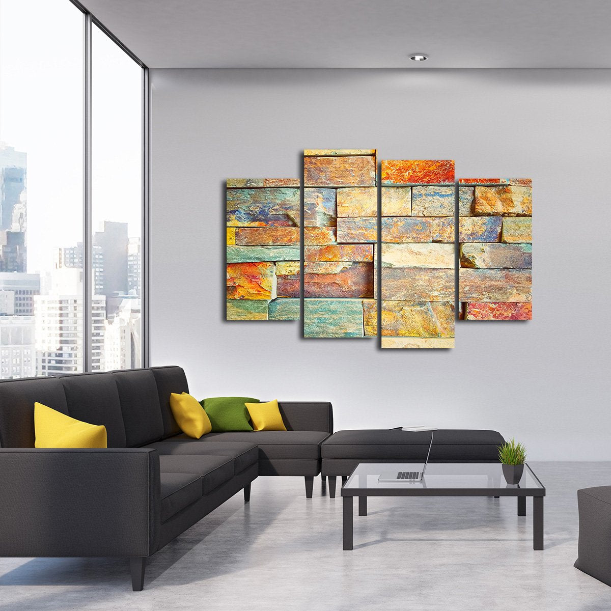 Colorful Wall Multi Panel Canvas Wall Art