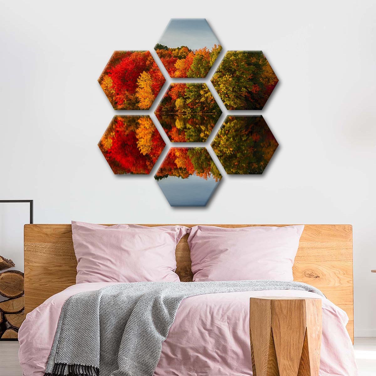 Colors of Fall Multi Panel Canvas Wall Art